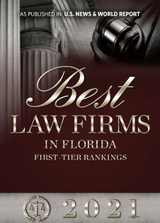 Best Law Firms 2021 Plaque